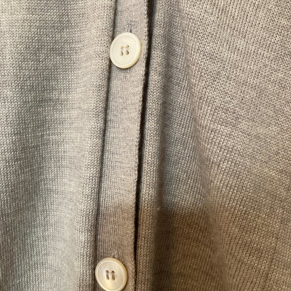 Miu Miu Light Gray 100% Wool Cardigan sz 44 - Picture 5 of 7